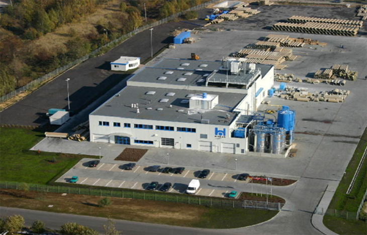 Fabryka Amiblu w Dąbrowie Górniczej - rok 2003. Fot. Amiblu